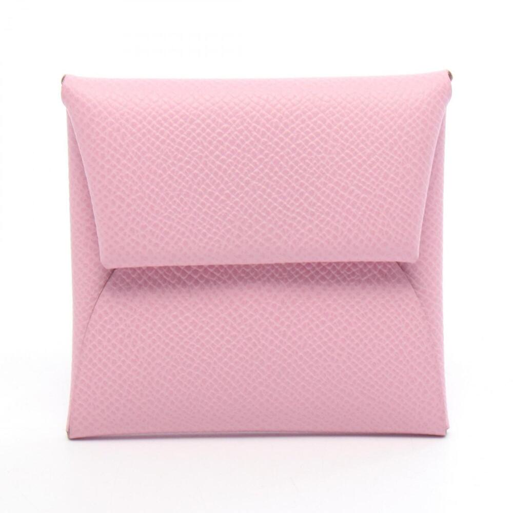 Hermes Bastia Mauve Sylvestre Wallet/Coin Purse, Veau Epsom Leather, Women's,...